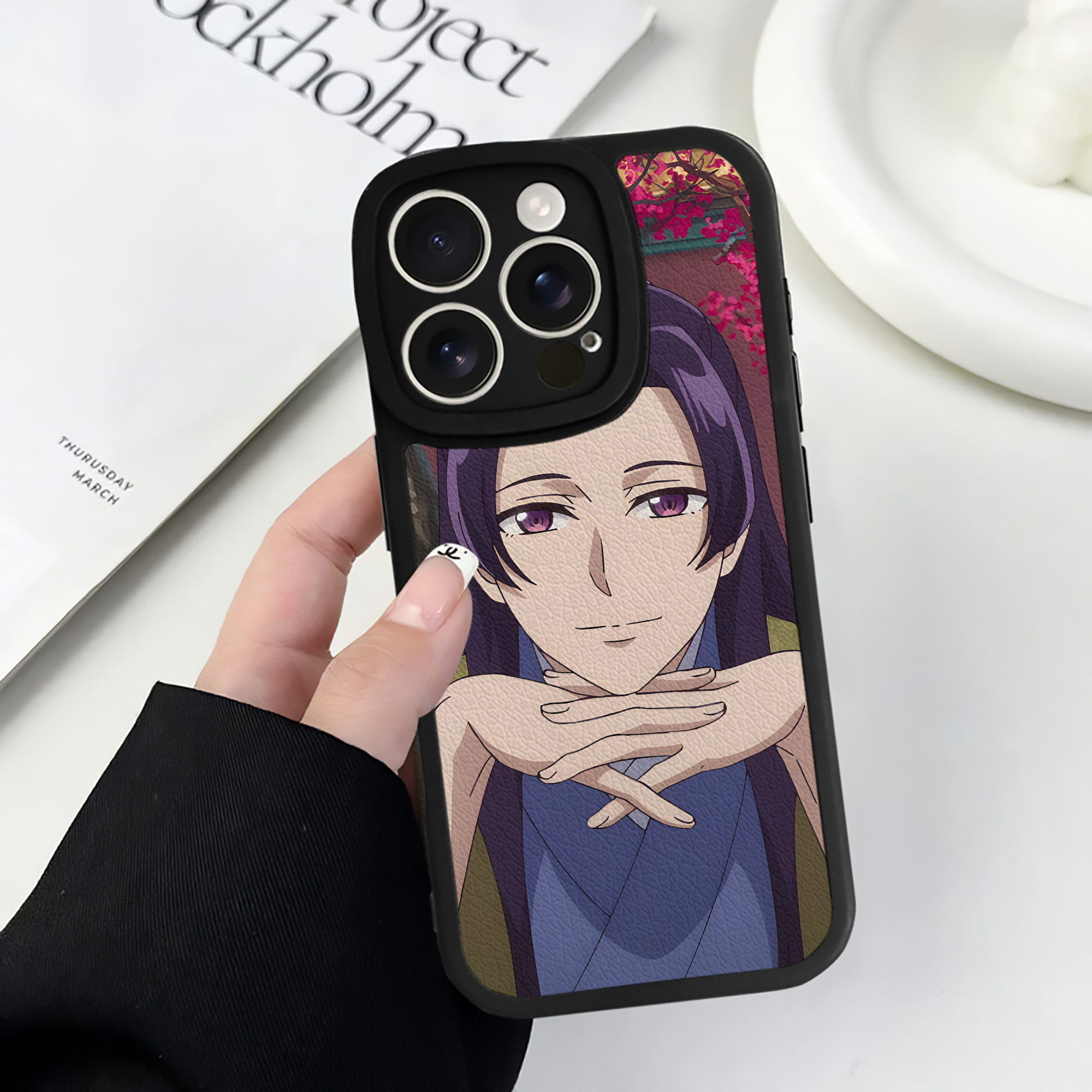 薬屋のひとりごと The Apothecary Diaries 【iPhone 16シリーズ対応】シリコンスマホケース（レザー調） 材質：シリコン